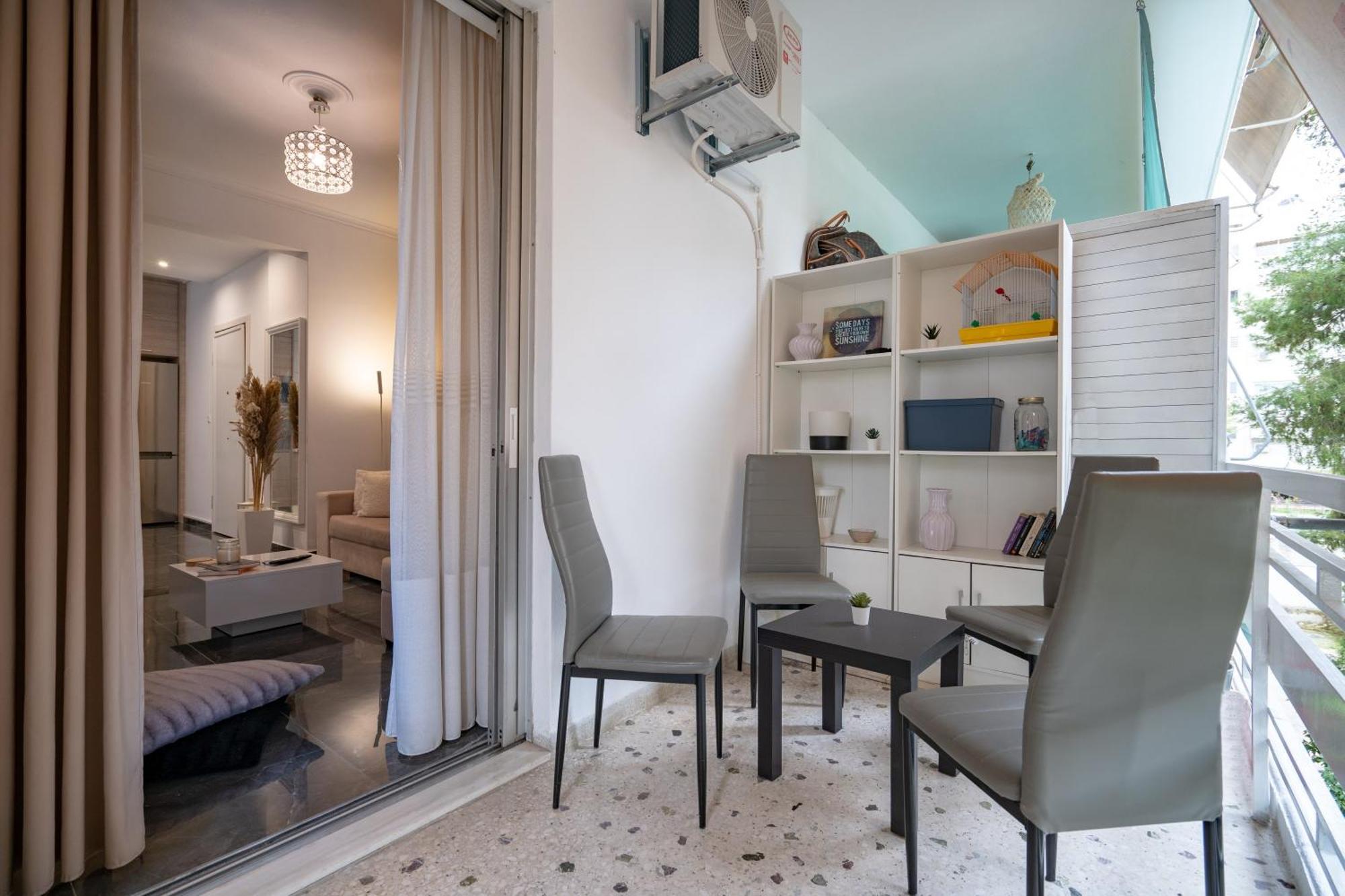 Neo Irakleio Train St. 1 Bedrm 4 Pers. Apartment Αθήνα Εξωτερικό φωτογραφία