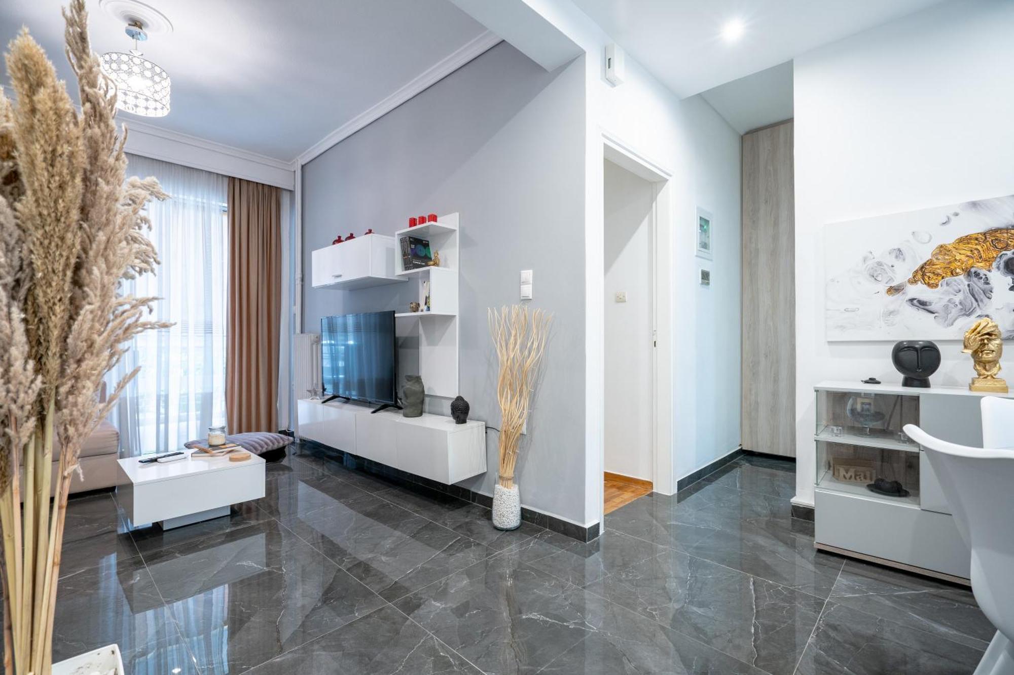 Neo Irakleio Train St. 1 Bedrm 4 Pers. Apartment Αθήνα Εξωτερικό φωτογραφία