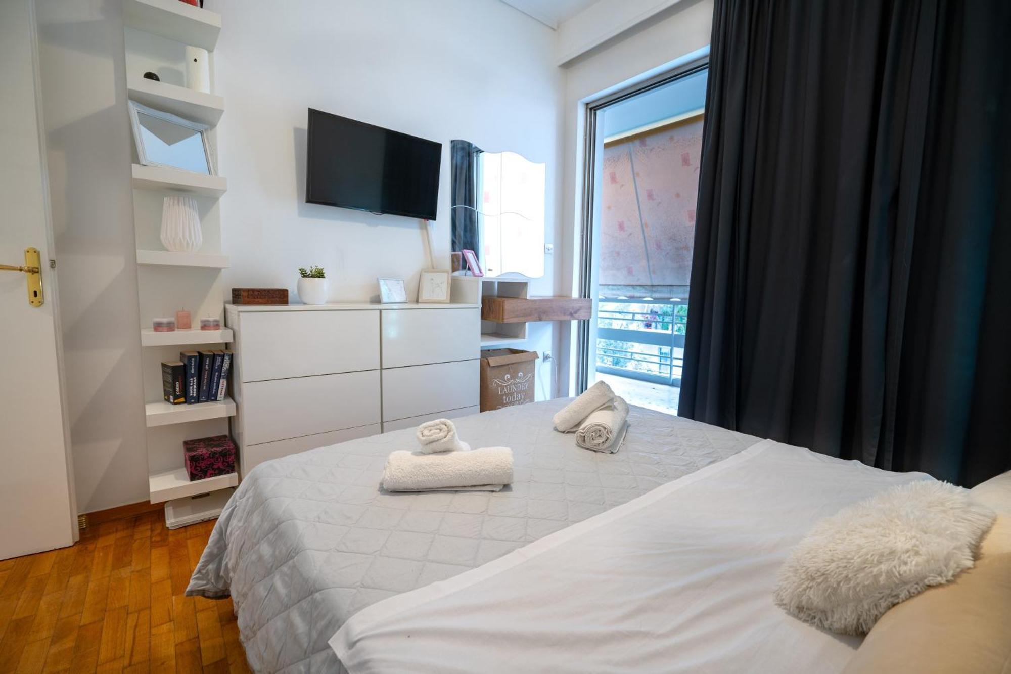 Neo Irakleio Train St. 1 Bedrm 4 Pers. Apartment Αθήνα Εξωτερικό φωτογραφία