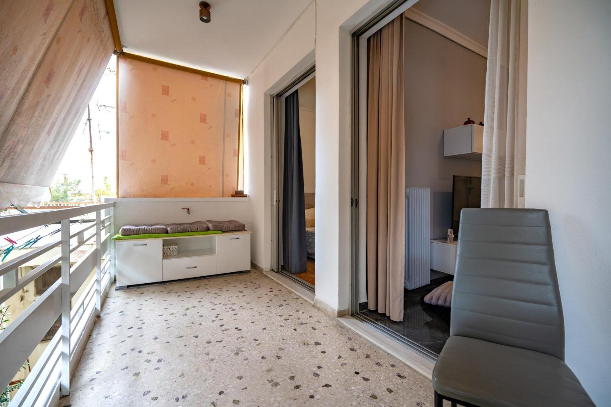 Neo Irakleio Train St. 1 Bedrm 4 Pers. Apartment Αθήνα Εξωτερικό φωτογραφία
