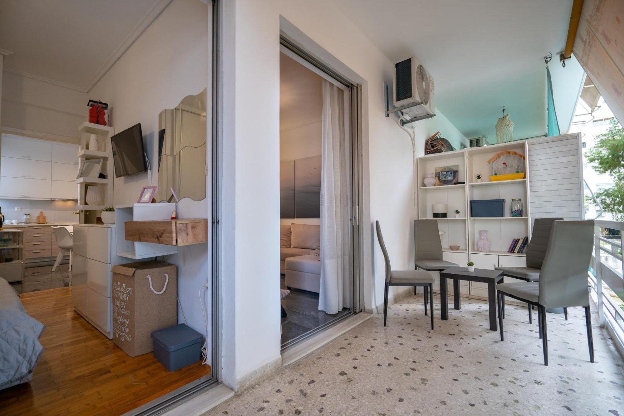 Neo Irakleio Train St. 1 Bedrm 4 Pers. Apartment Αθήνα Εξωτερικό φωτογραφία