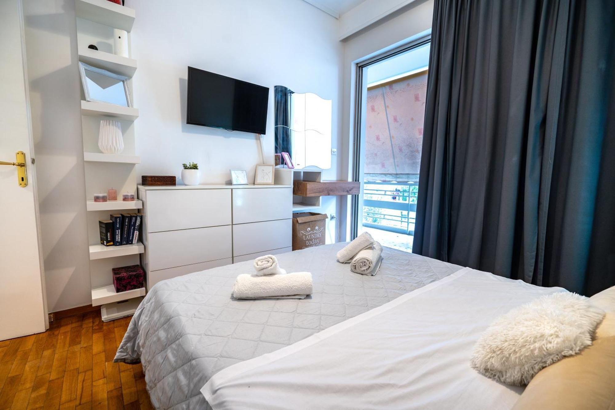 Neo Irakleio Train St. 1 Bedrm 4 Pers. Apartment Αθήνα Εξωτερικό φωτογραφία