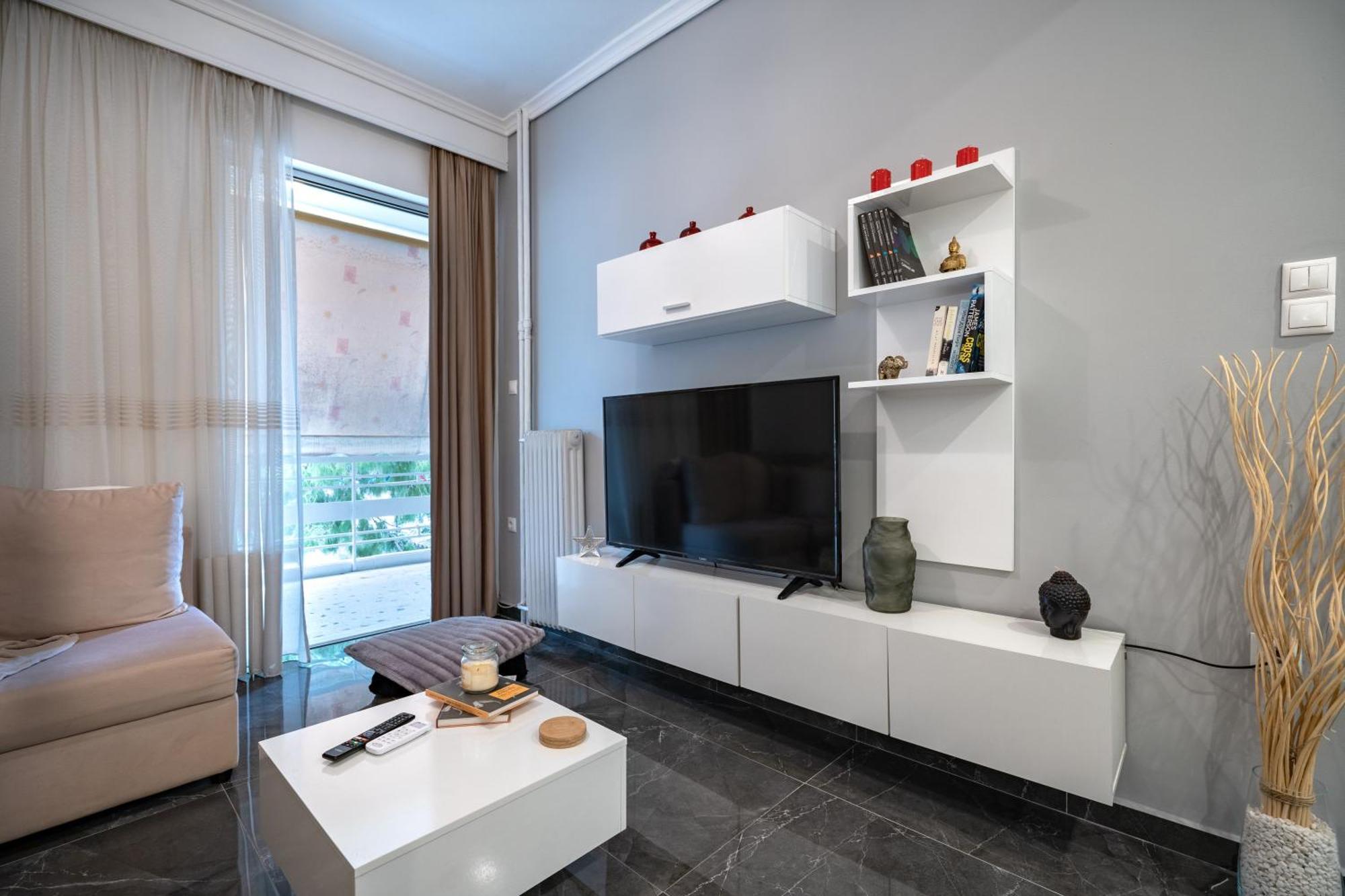 Neo Irakleio Train St. 1 Bedrm 4 Pers. Apartment Αθήνα Εξωτερικό φωτογραφία